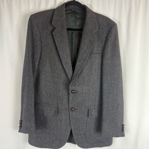 -WM F FARAH Other - WFF -WM F FARAH - MEN'S VINTAGE BROWN 100% WOOL BLAZER JACKET -
SIZE:38R